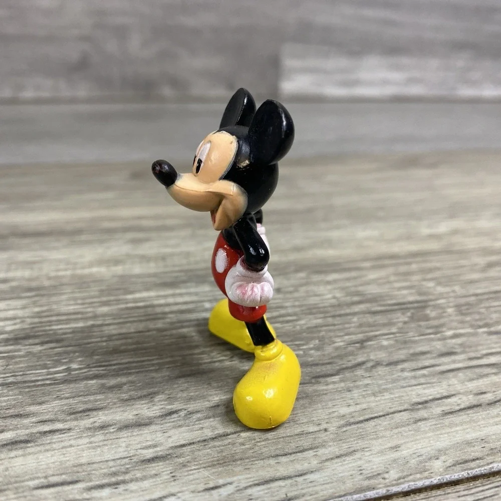Vintage Disney Mickey Mouse Figure Small Plastic‎ Collectible Toy Character
